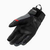 Guanti Speedart H2O, un guanto moto impermeabile con pelle di capra. Colore Nero-Grigio. Di REV'IT!.